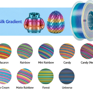 PLA Silk Rainbow Filament 1.75mm 1kg/spool