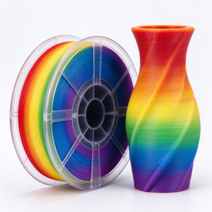 PLA Rainbow Multicolor Filament 1.75mm 1kg/spool
