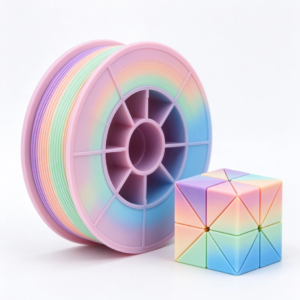 PLA Matte Rainbow Filament 1.75mm 1kg/spool