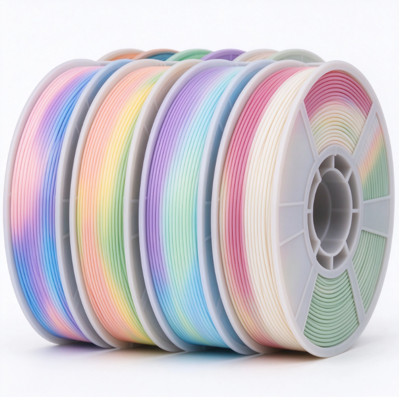 PLA Matte Custom Rainbow Filament 1.75mm 1kg/spool