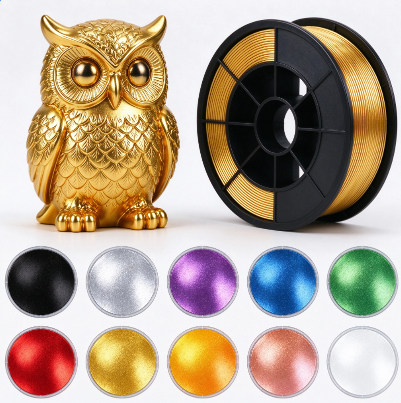 PLA Silk Custom Single Color Filament 1.75mm 1kg/spool