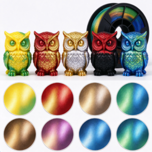 PLA Silk Custom Dual Color Filament 1.75mm 1kg/spool