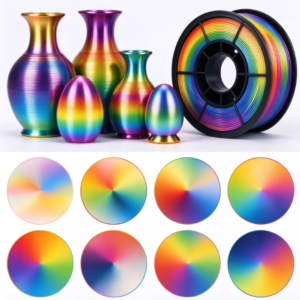 PLA Silk Custom Rainbow Filament 1.75mm 1kg/spool