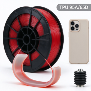 TPU Flexible Filament 95A/65D 1.75mm 1kg/spool